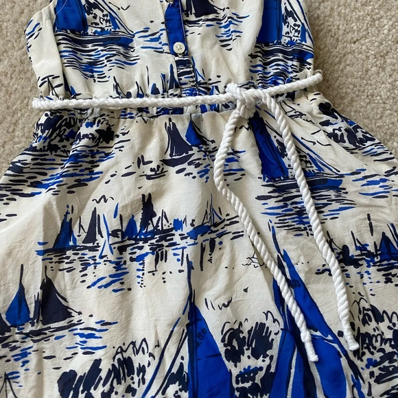 Girls CrewCuts Nautical dress - Picture 2 of 3